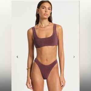 NWT Bond-Eye Australia Christy Bikini Bottoms in Candy Pink - One Size